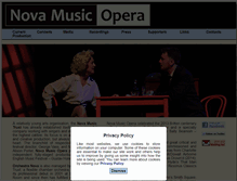 Tablet Screenshot of novamusic.org.uk